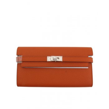 Hermes Continental Wallet Orange