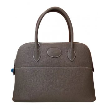 Hermes Bolide 31 Togo Leather Gray