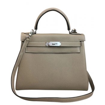 Hermes Kelly Bag 32 Togo Leather Gray