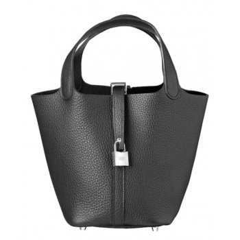 Hermes Picotin Lock Togo Bag 18cm Black