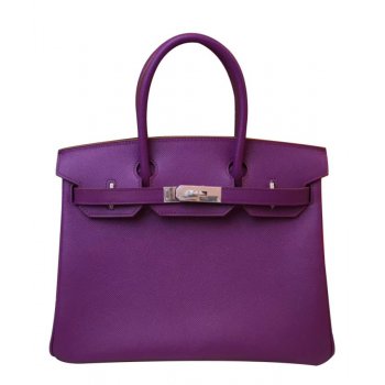 Hermes Birkin 30 Epsom Leather Purple