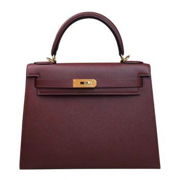 Hermes Kelly Bag 28 Epsom Leather Mauve