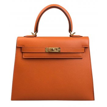 Hermes Kelly Bag 28 Epsom Leather Orange