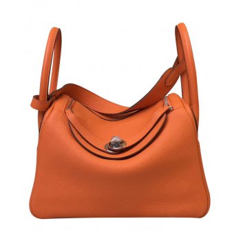 Hermes Linda Bag 26 Togo Leather Orange