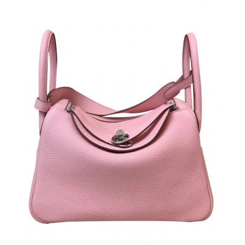 Hermes Linda Bag 26 Togo Leather Pink