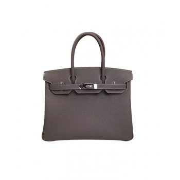 Hermes Birkin 35 Bag Togo Leather Dark Gray