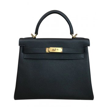 Hermes Kelly Bag 28 Togo Leather Black