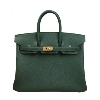 Hermes Birkin 25 Togo Leather Green
