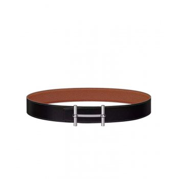 Hermes H D'ancre Belt Buckle & Reversible Leather Strap 38mm Dark Coffee